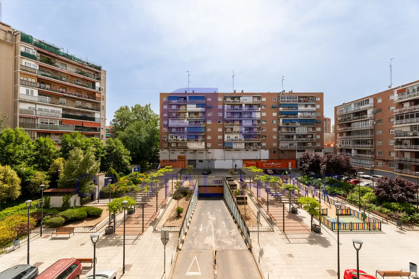 Exterior view of Flat for sale in Móstoles  with Heating, Terrace and Furnished