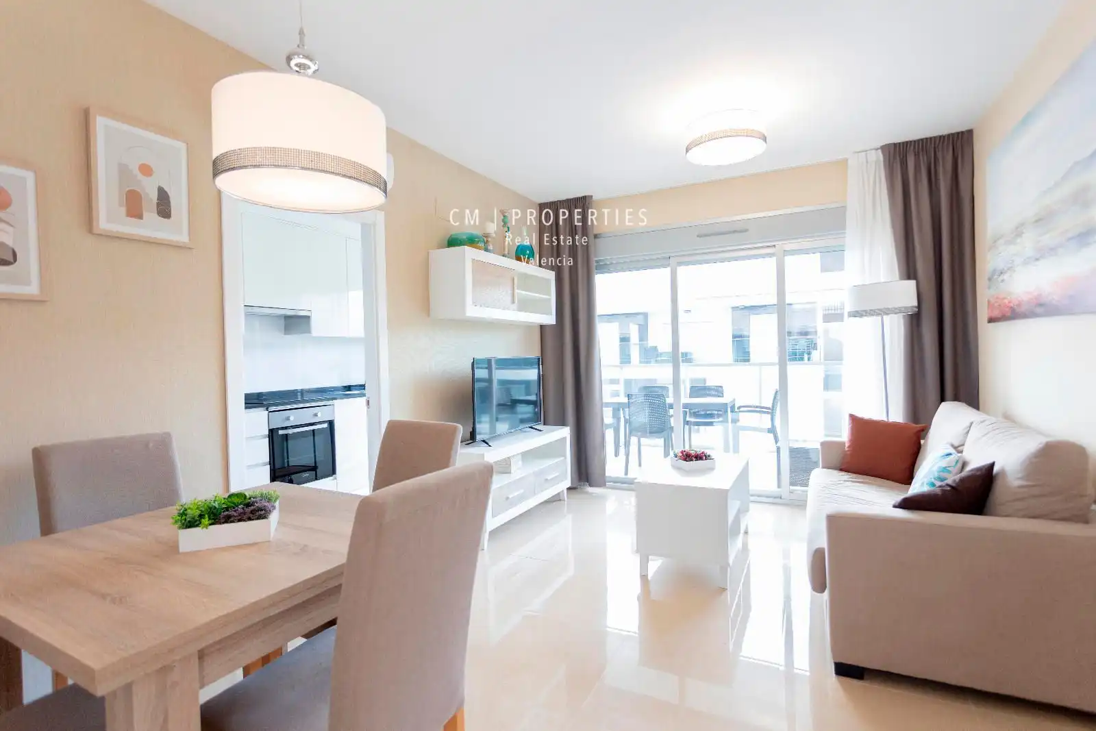 Sala de estar de Piso en venta en Cabanes con Aire acondicionado, Calefacción y Terraza