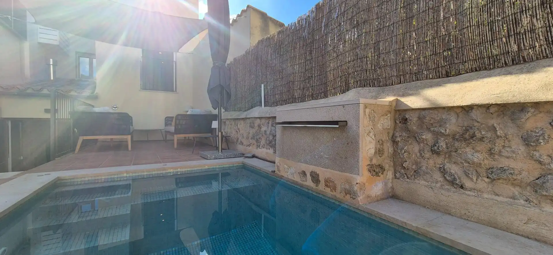 Piscina de Finca rústica en venta en Alaró con Aire acondicionado, Calefacción y Terraza