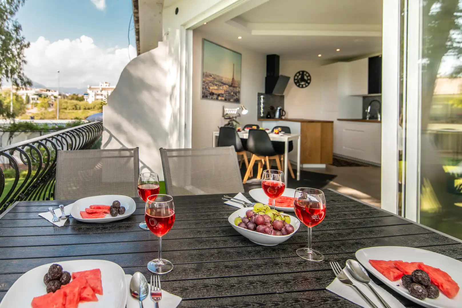 Terraza de Apartamento de alquiler en Marbella con Aire acondicionado, Calefacción y Terraza