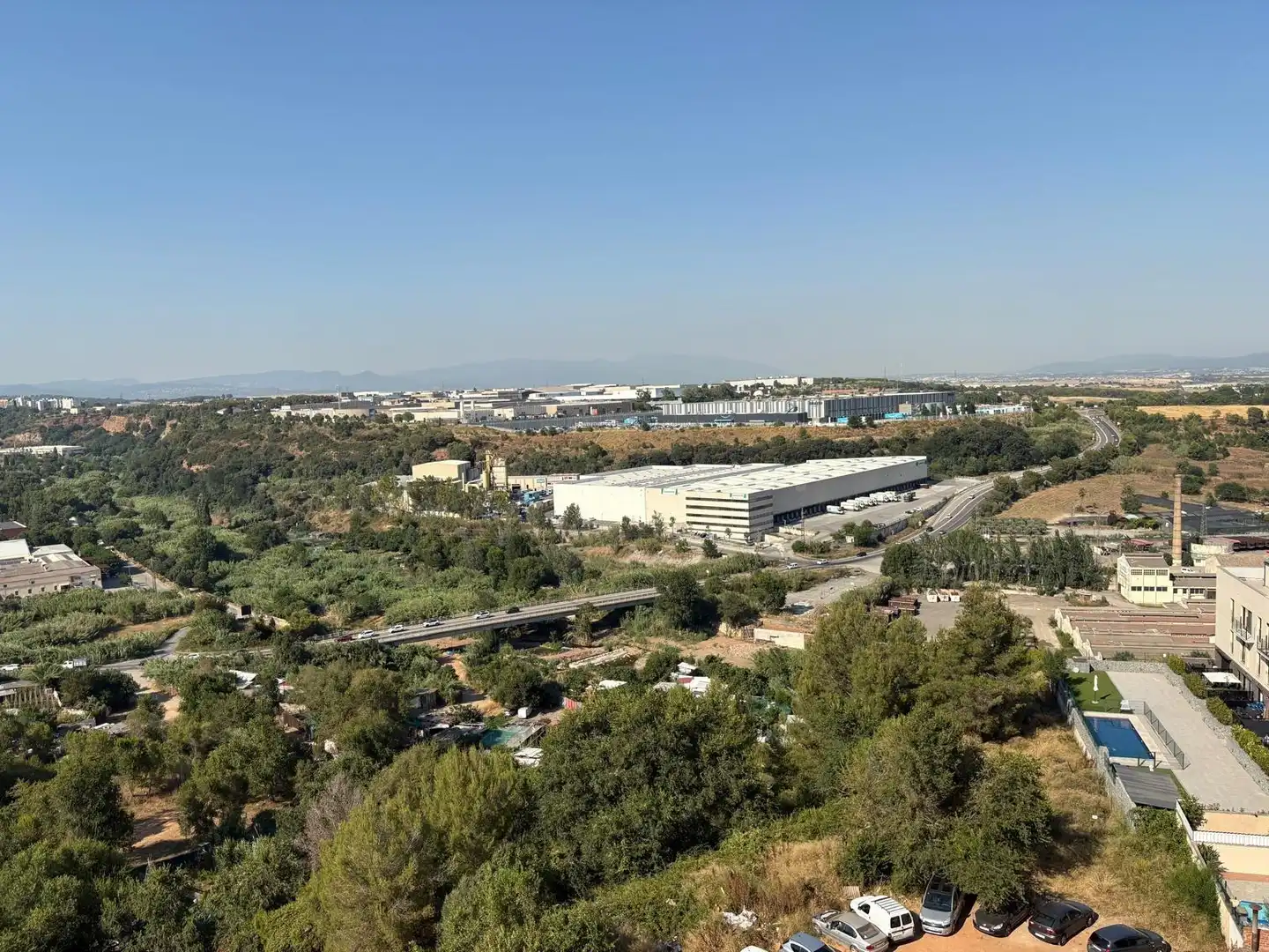 Vista exterior de Àtic en venda en Sabadell amb Aire condicionat, Moblat i Balcó