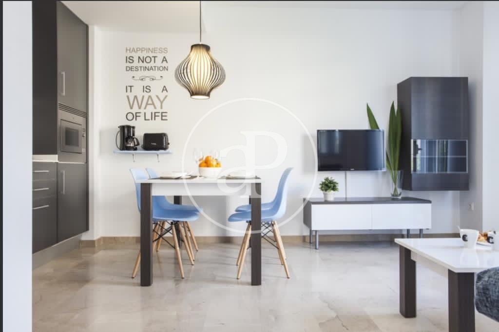 Sala d'estar de Pis de lloguer en  Valencia Capital amb Aire condicionat, Calefacció i Moblat