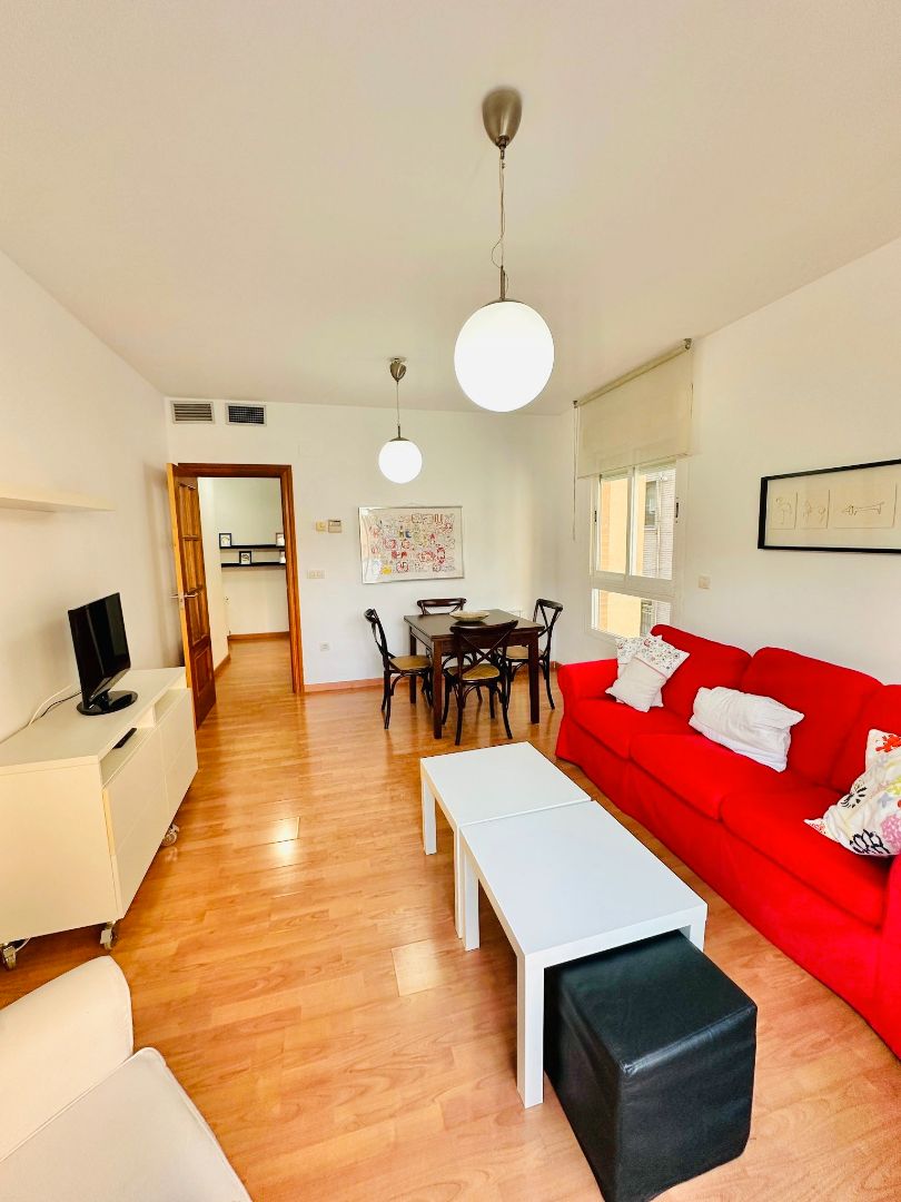 Sala d'estar de Apartament de lloguer en  Granada Capital amb Aire condicionat, Calefacció i Parquet