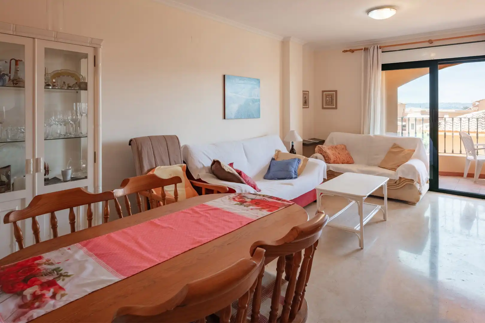 Living room of Apartments for sale in Jávea / Xàbia  with Air Conditioner, Terrace and Swimming Pool