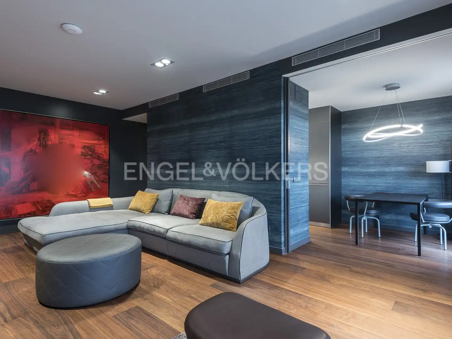 Sala de estar de Piso en venta en Barcelona con Aire acondicionado, Calefacción y Parquet