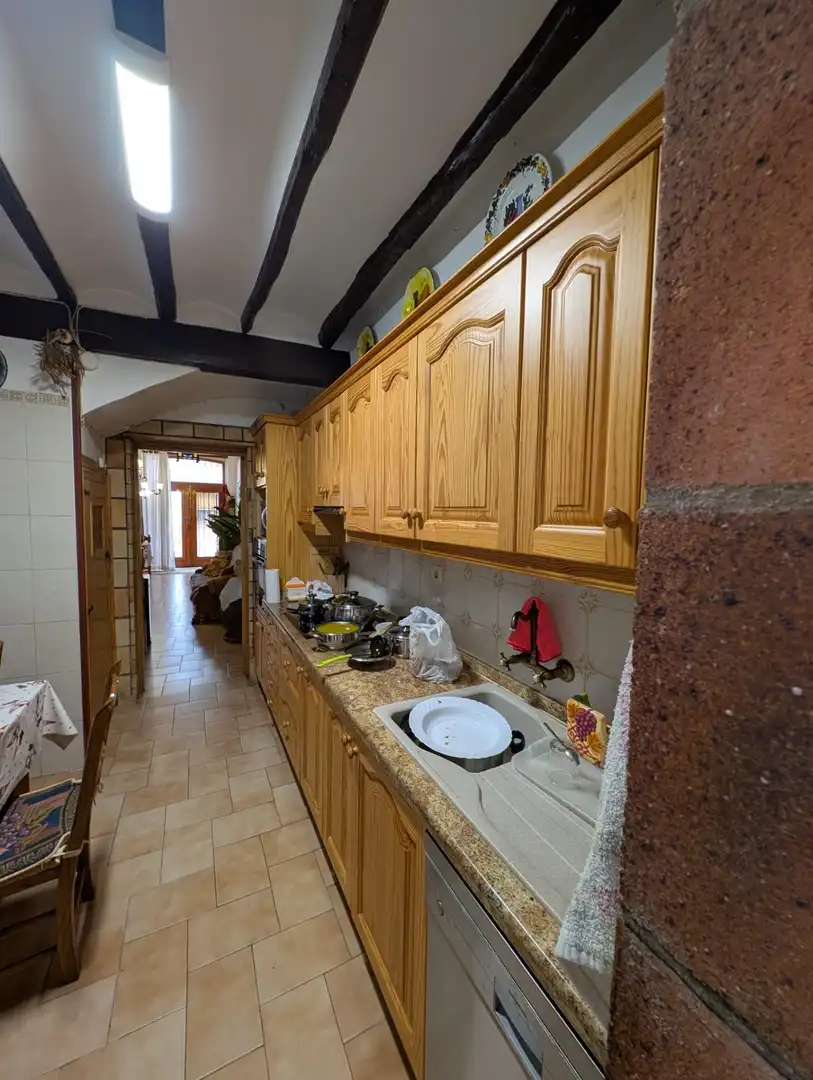 Cocina de Casa adosada en venta en La Nucia con Calefacción, Jardín privado y Amueblado
