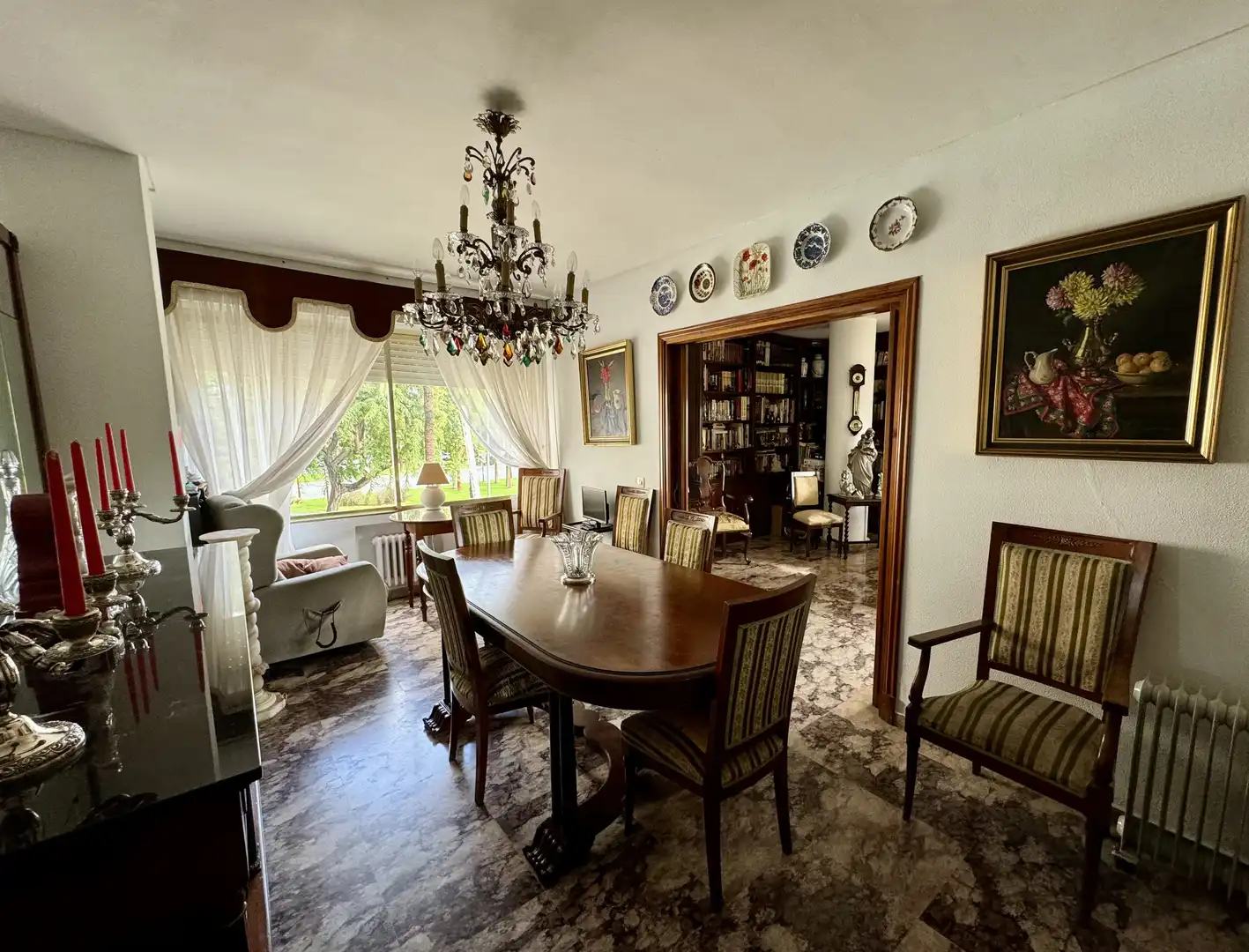 Dining room of Flat for sale in Sevilla  with Air Conditioner, Heating and Terrace