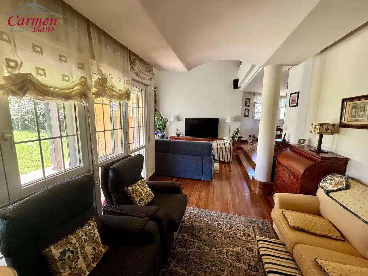 Sala de estar de Casa o chalet en venta en Getxo  con Calefacción, Jardín privado y Terraza