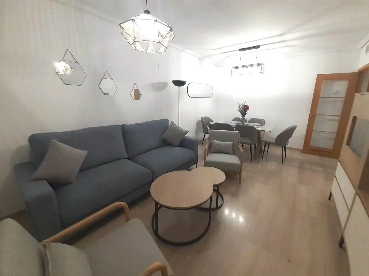 Wohnzimmer von Wohnung zur Miete in Noroeste 