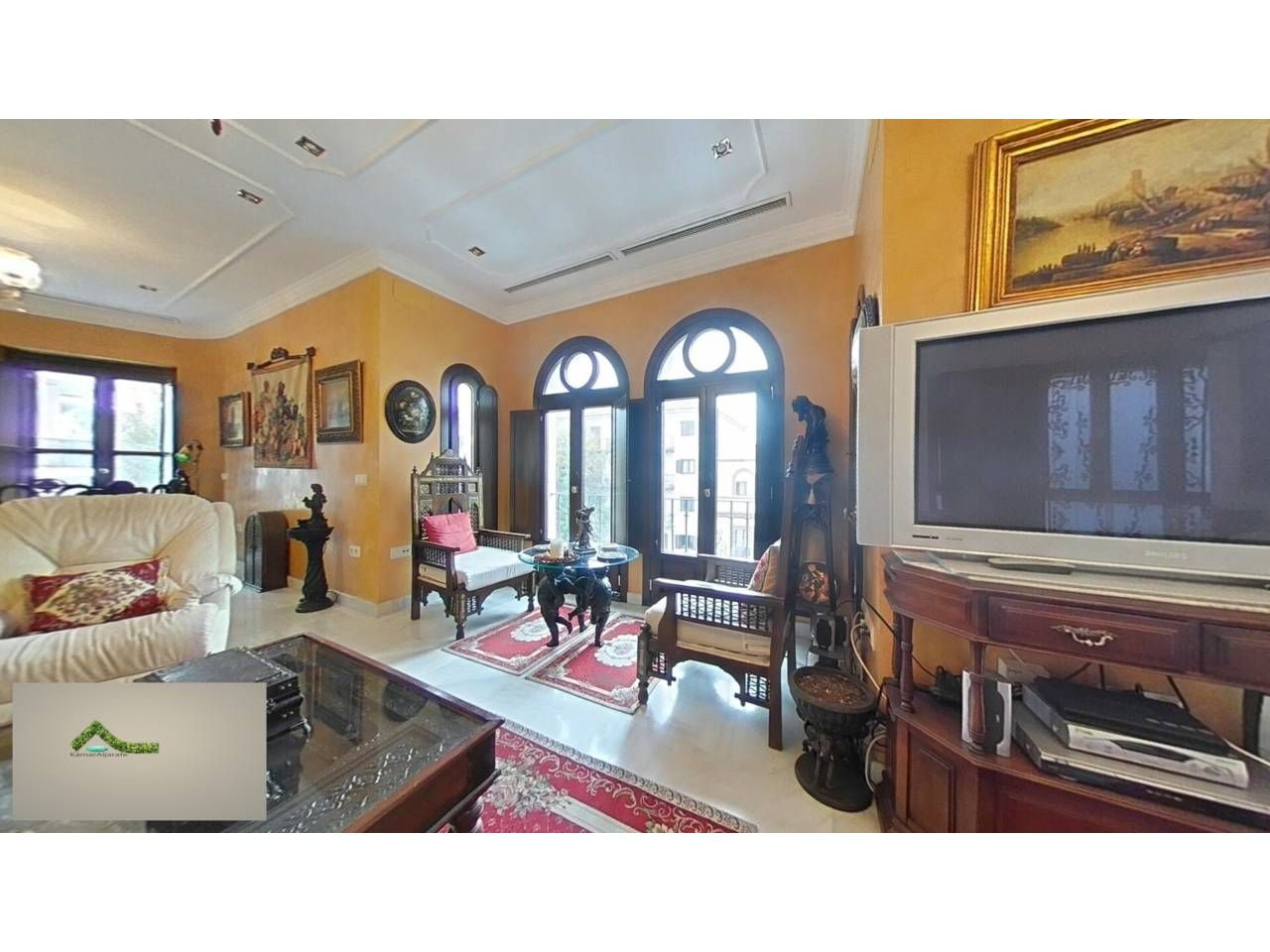 Living room of Flat to rent in  Sevilla Capital  with Air Conditioner, Heating and Furnished