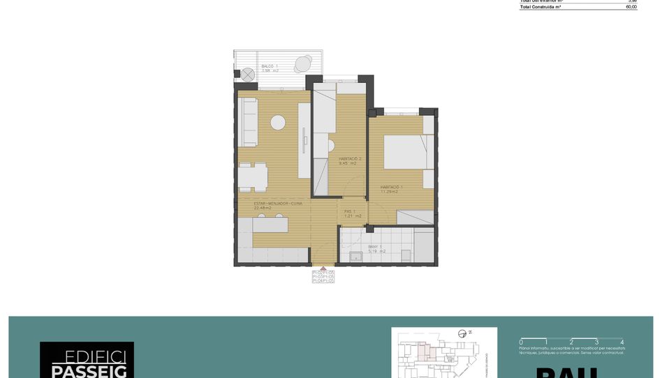 Foto 1 von Wohnung zum Verkauf in Passeig de L'estació, 6, Balaguer, Lleida