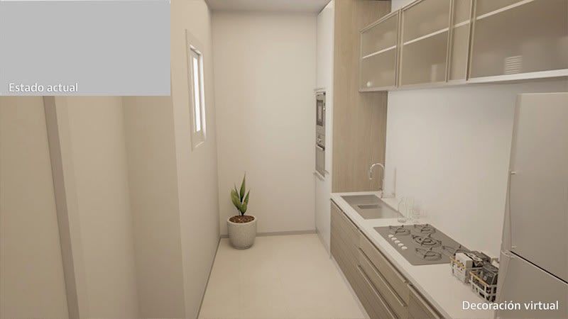 Kitchen of Single-family semi-detached for sale in Alanís