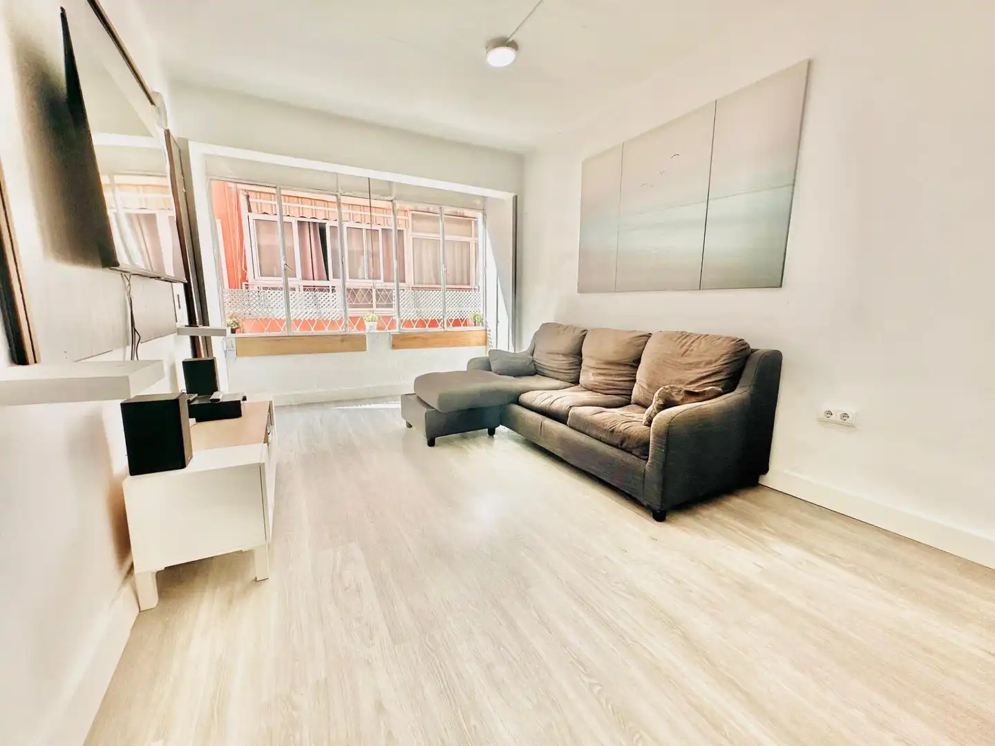 Sala d'estar de Pis en venda en Málaga amb Parquet