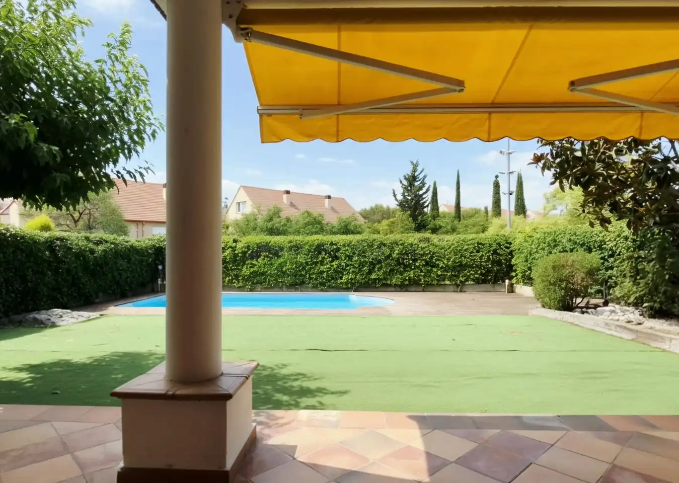 Terrassa de Casa o xalet en venda en Matadepera amb Aire condicionat, Jardí privat i Terrassa
