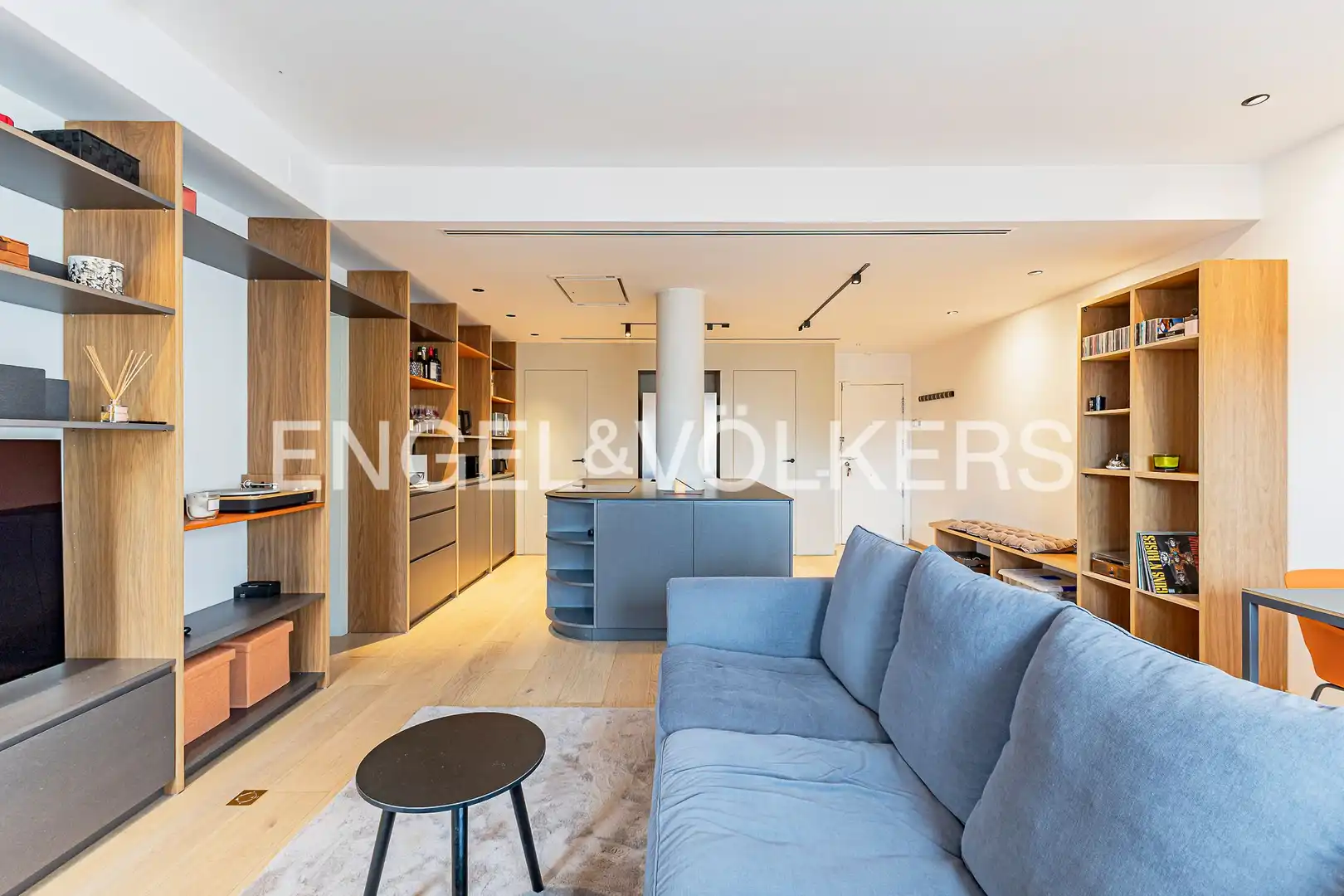 Sala de estar de Ático en venta en Barcelona con Aire acondicionado, Calefacción y Terraza