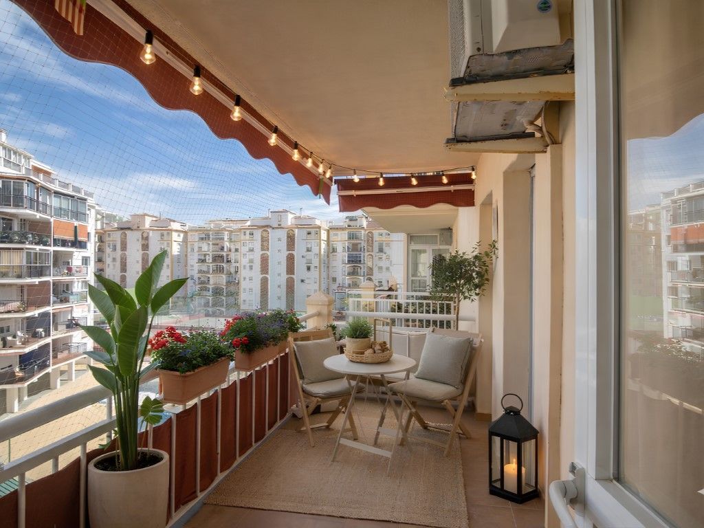 Terraza de Piso en venta en Fuengirola con Aire acondicionado, Jardín privado y Terraza