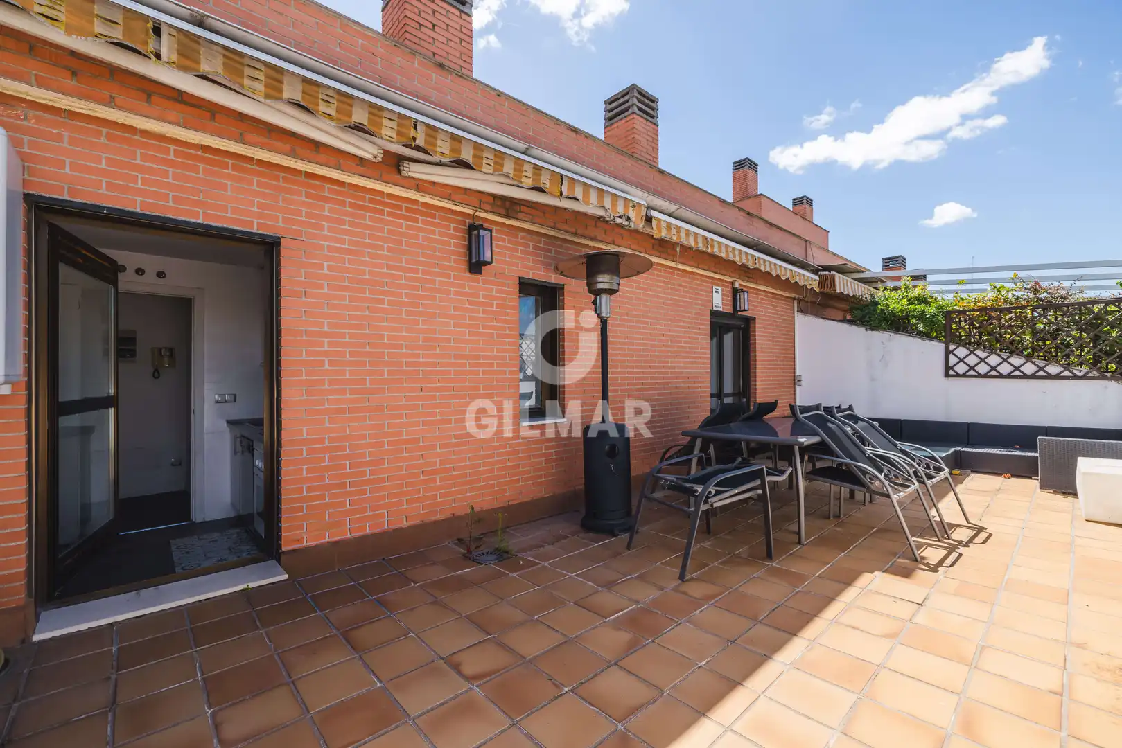 Terrace of Flat for sale in Madrid  with Heating, Private garden and Storage room