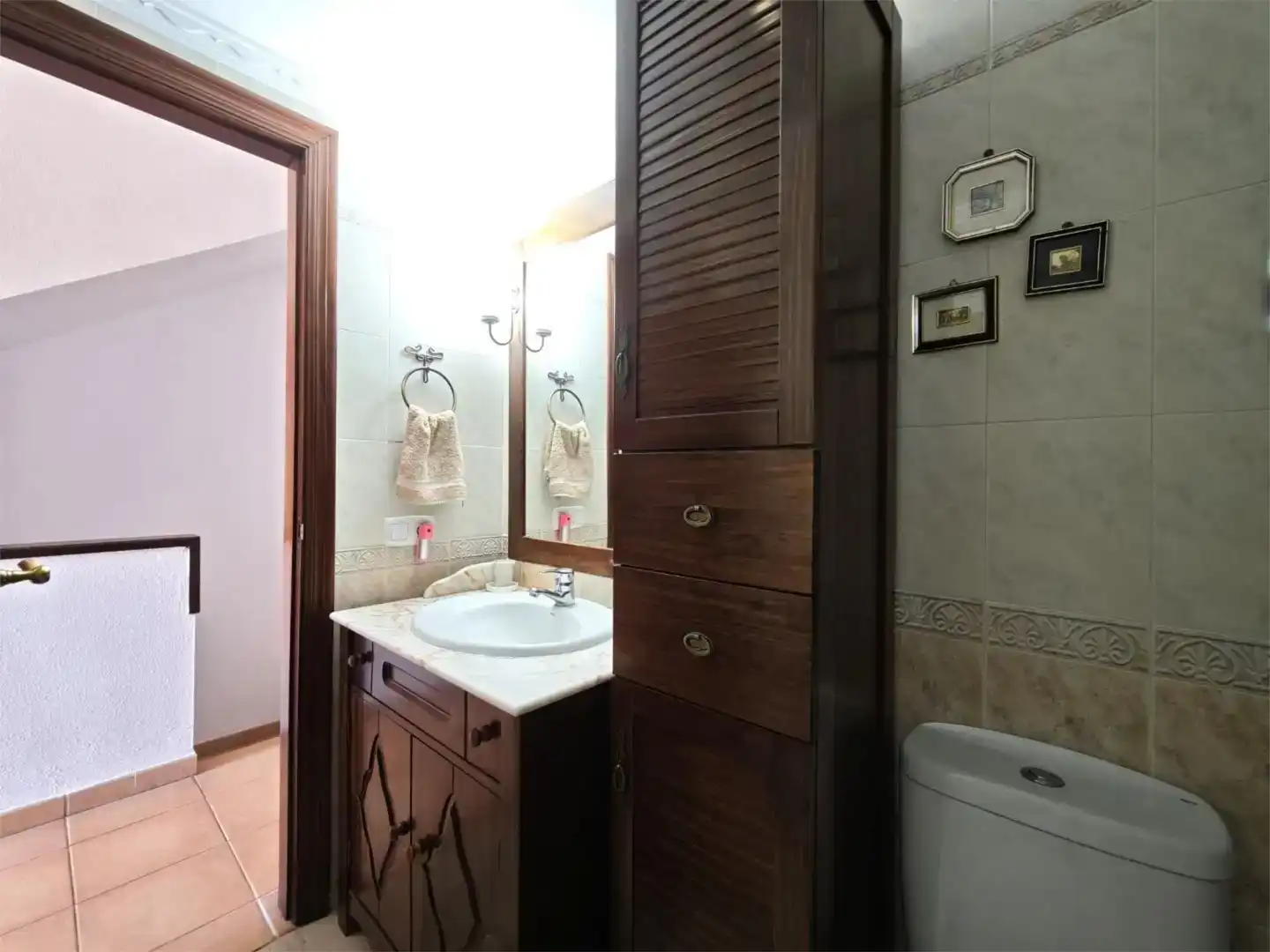 Baño de Casa o chalet en venta en El Rosario con Jardín privado, Trastero y Piscina