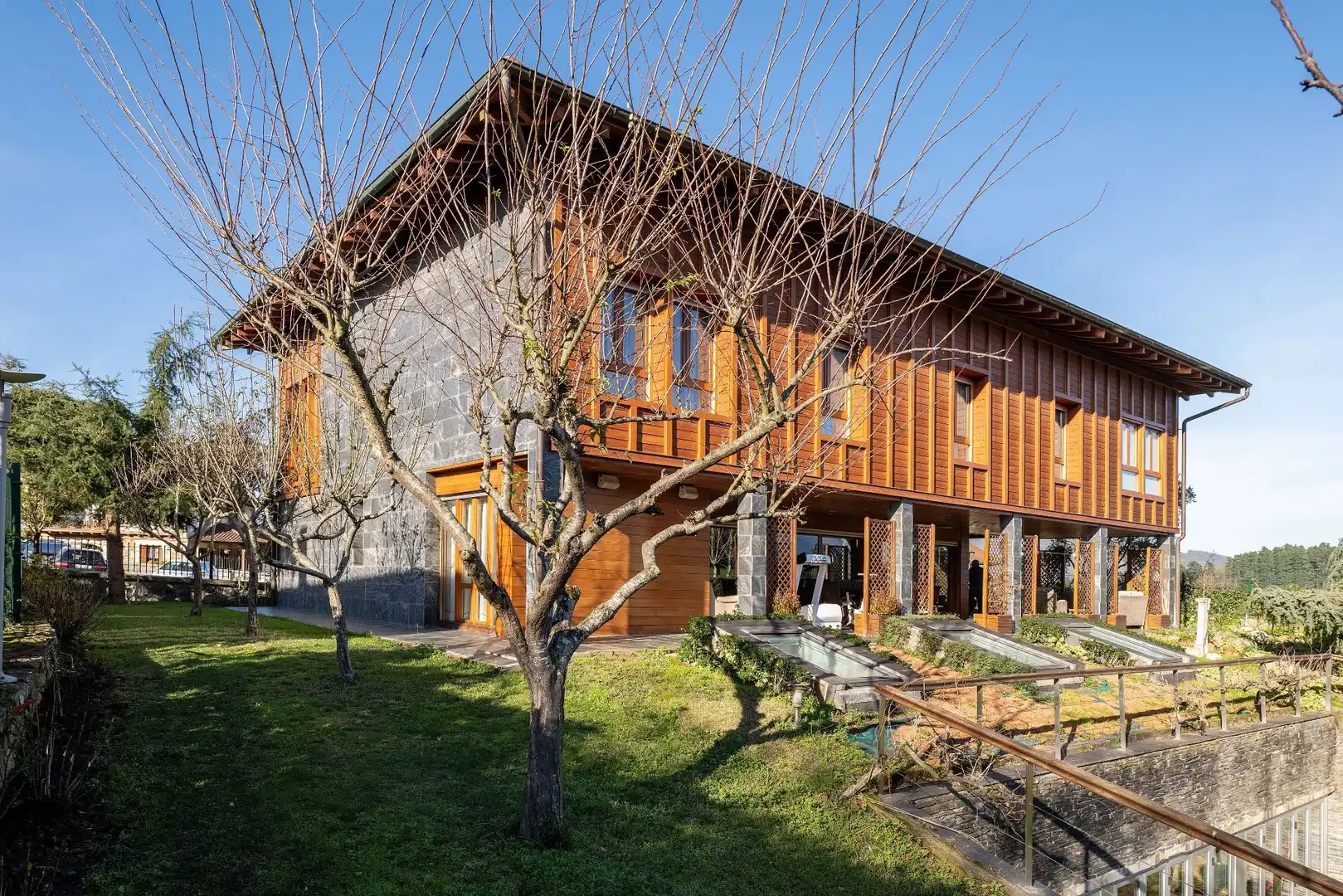 Vista exterior de Casa o chalet en venta en Olaberria con Calefacción, Jardín privado y Terraza