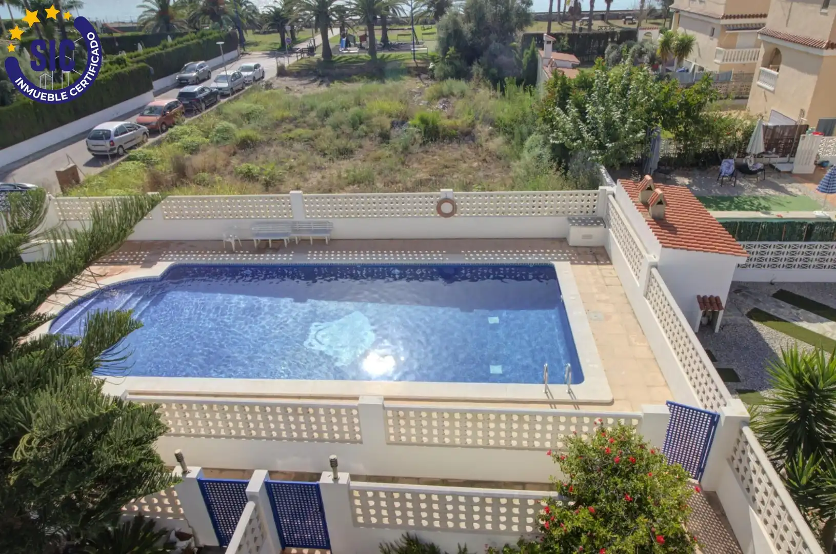 Schwimmbecken von Maisonette zum Verkauf in Nules mit Klimaanlage, Privatgarten und Terrasse