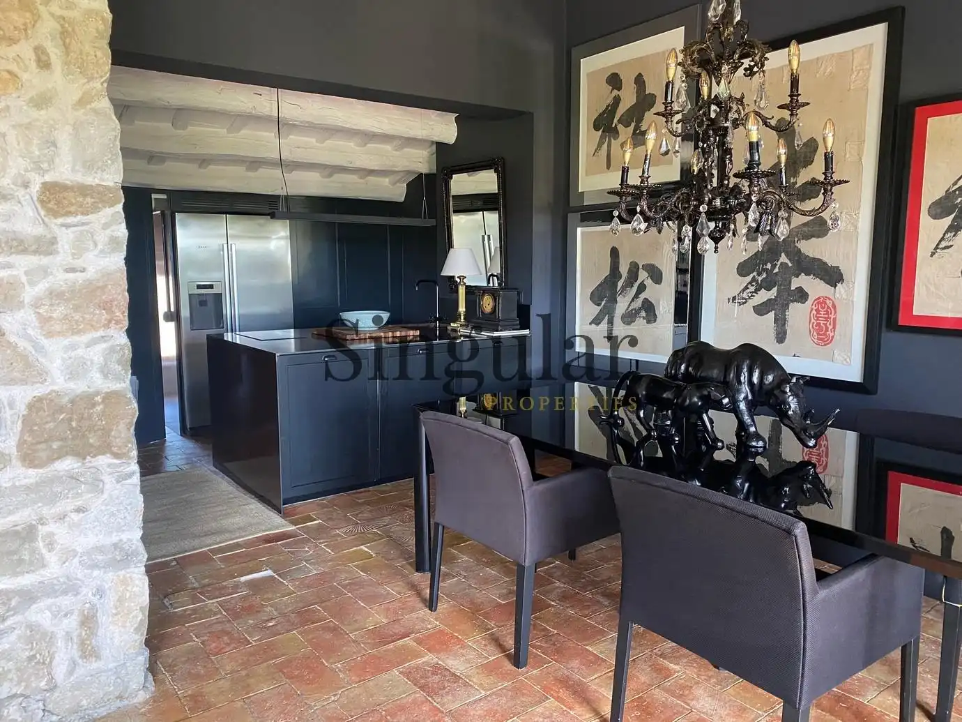 Kitchen of Country homes for sale in Corçà  with Air Conditioner, Heating and Private garden