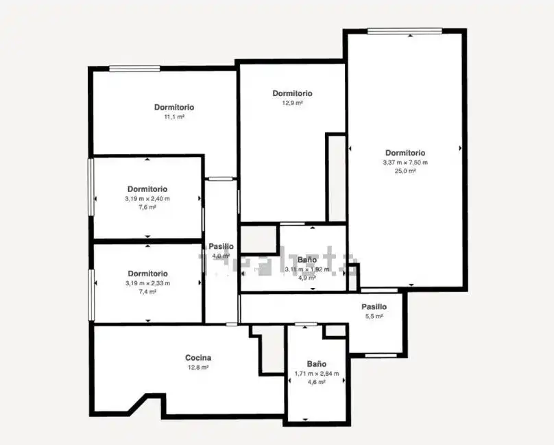 Flat for sale in Reus  with Air Conditioner, Heating and Terrace