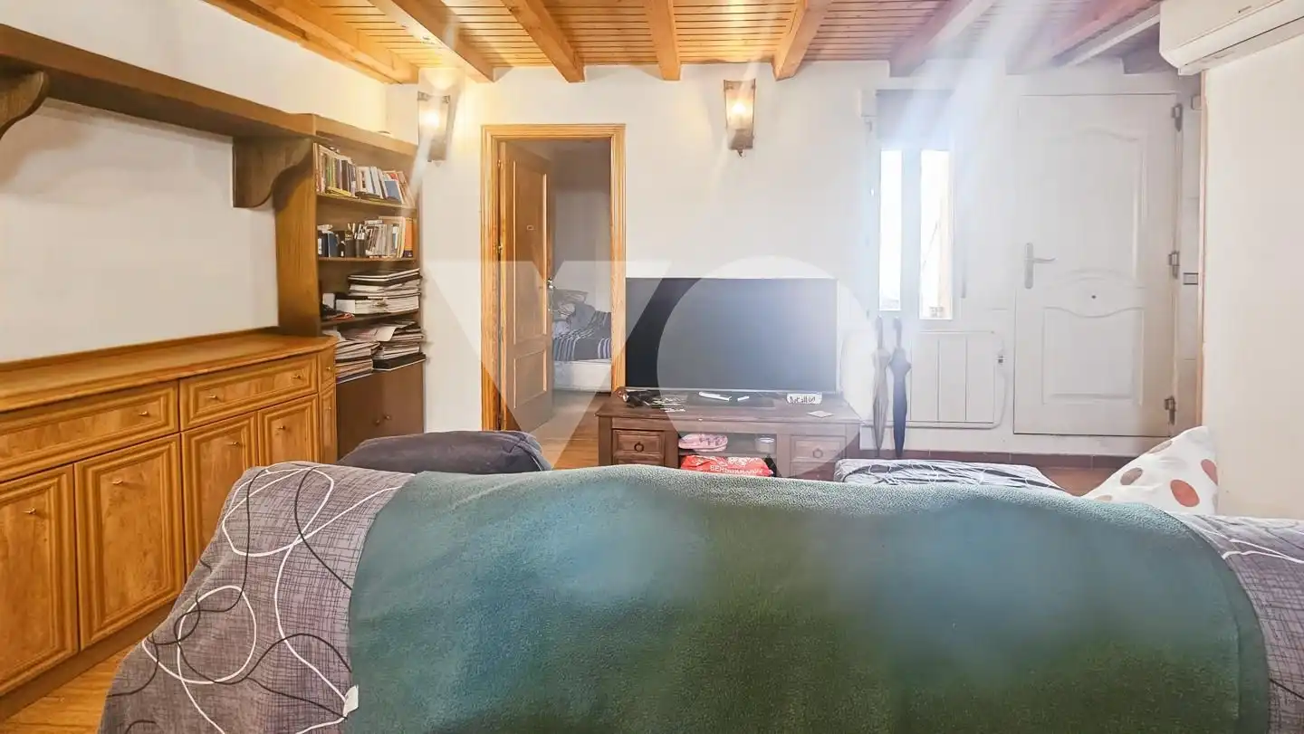 Living room of Houses for sale in Madrid  with Air Conditioner, Heating and Furnished