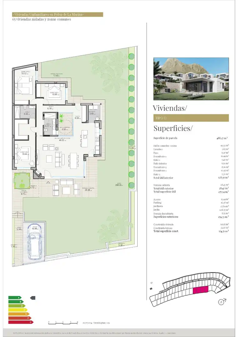Chalet con jardín en venta en Balcón de Ponoig - Polop Paradis - Polop Hills, imagen 12