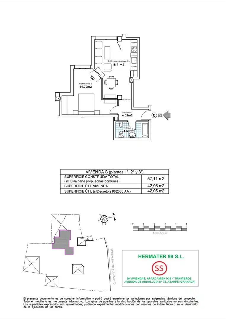 Flat for sale in Atarfe