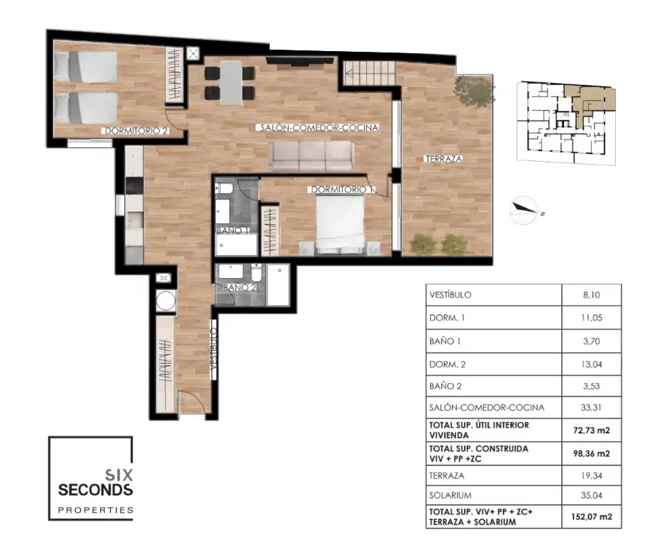 Penthouse mit Pool zum Verkauf in Centro, imagen 38