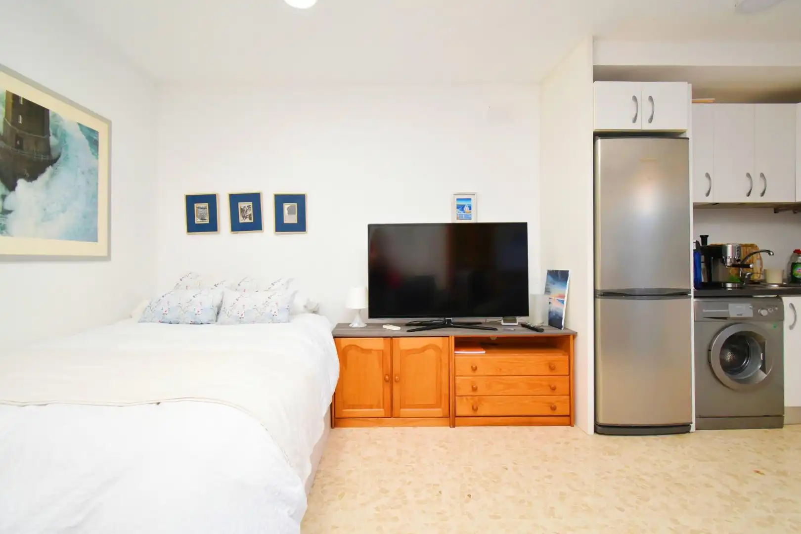 Schlafzimmer von Wohnung zum Verkauf in Roquetas de Mar mit Klimaanlage, Terrasse und Gemeinschaftspool