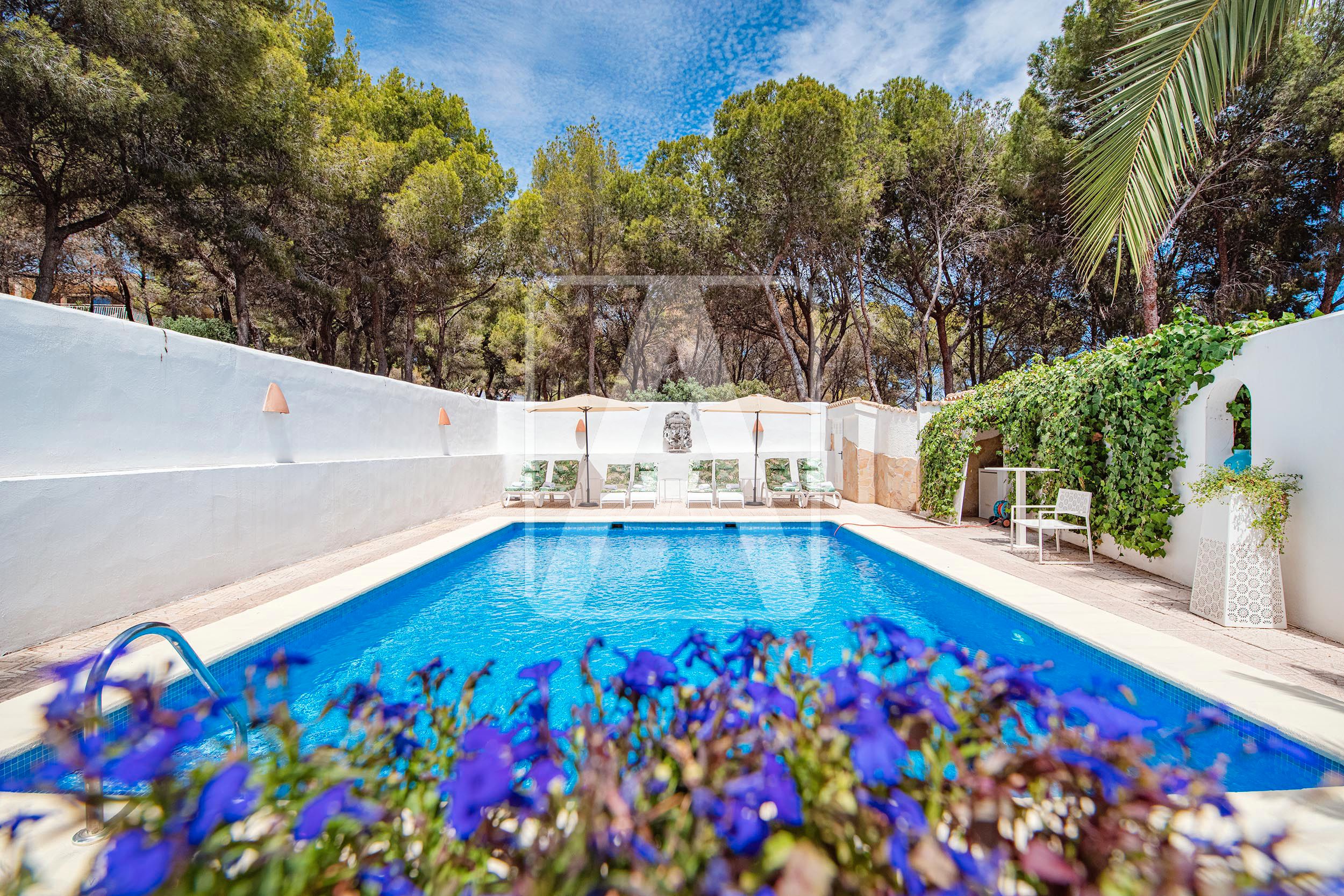 Swimming pool of House or chalet for sale in Benissa  with Air Conditioner, Heating and Private garden