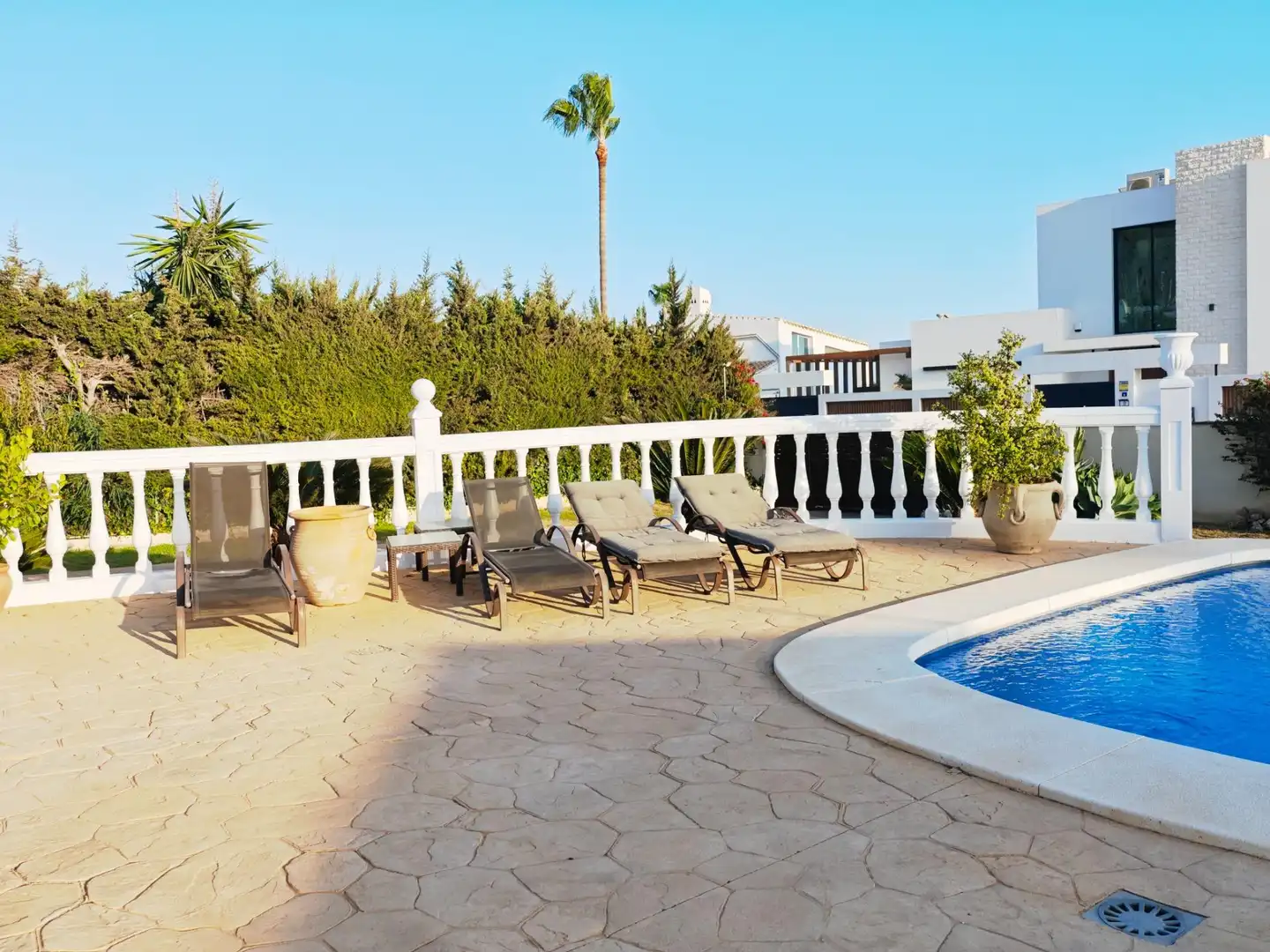 Terrassa de Casa o xalet de lloguer en Mijas amb Aire condicionat, Calefacció i Jardí privat