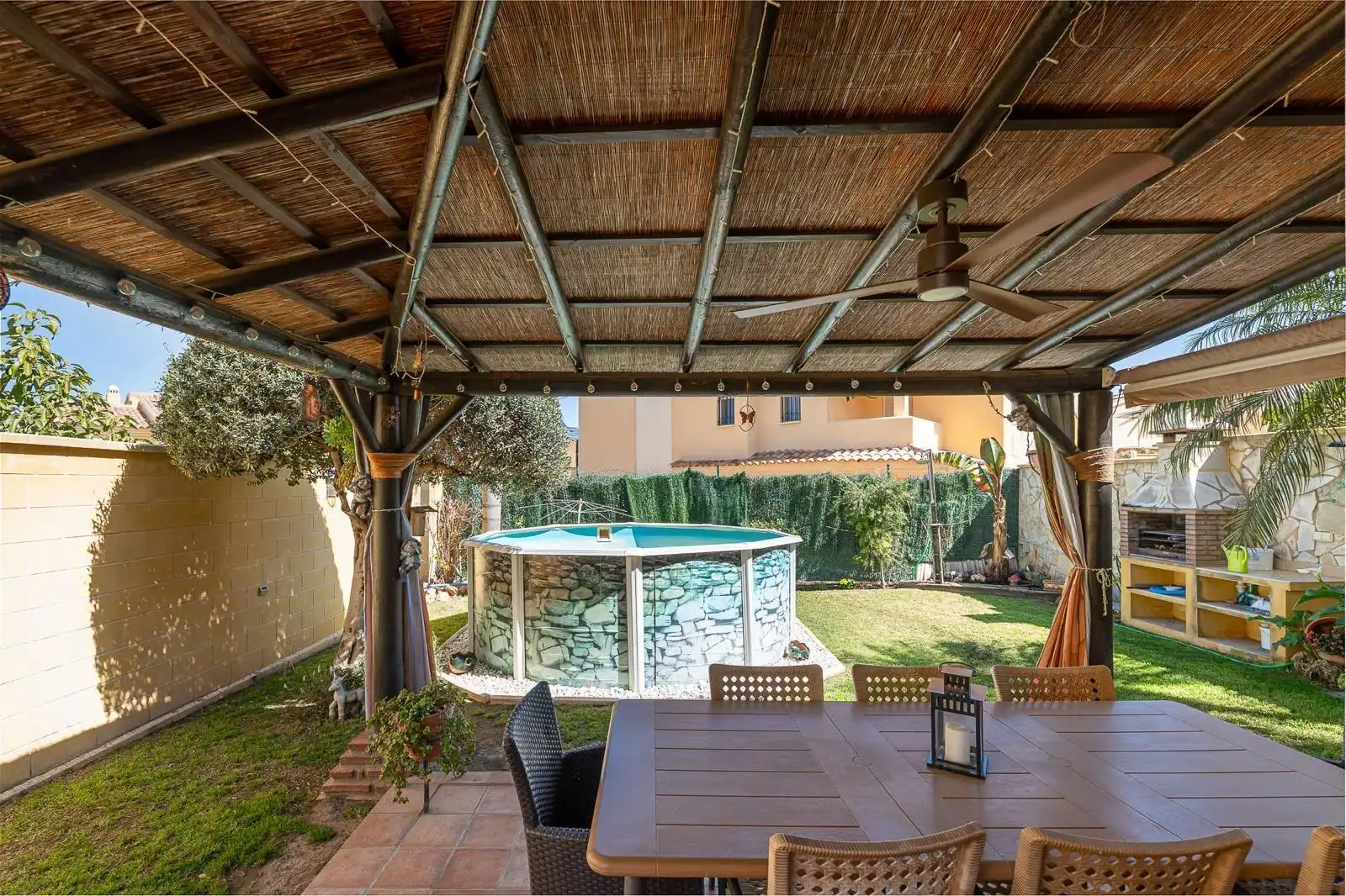 Terraza de Casa adosada en venta en Alhaurín de la Torre con Aire acondicionado, Jardín privado y Terraza