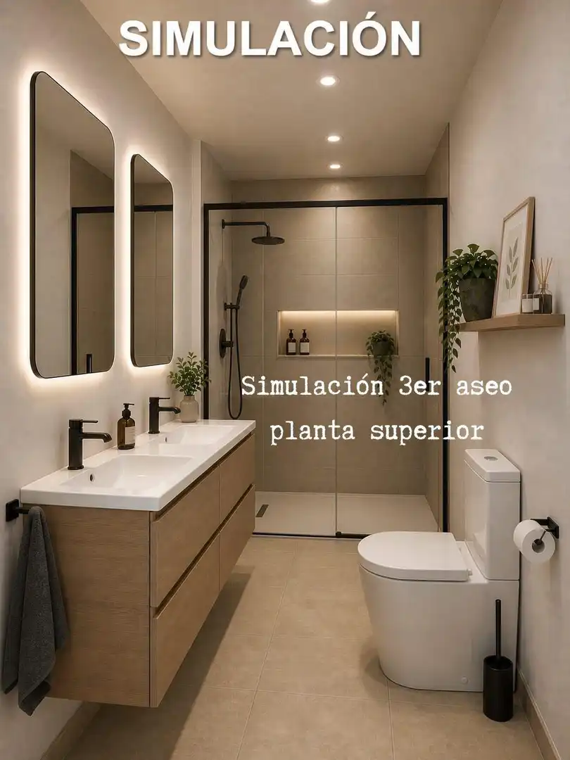 Bathroom of Attic for sale in Muro de Alcoy  with Air Conditioner, Heating and Storage room