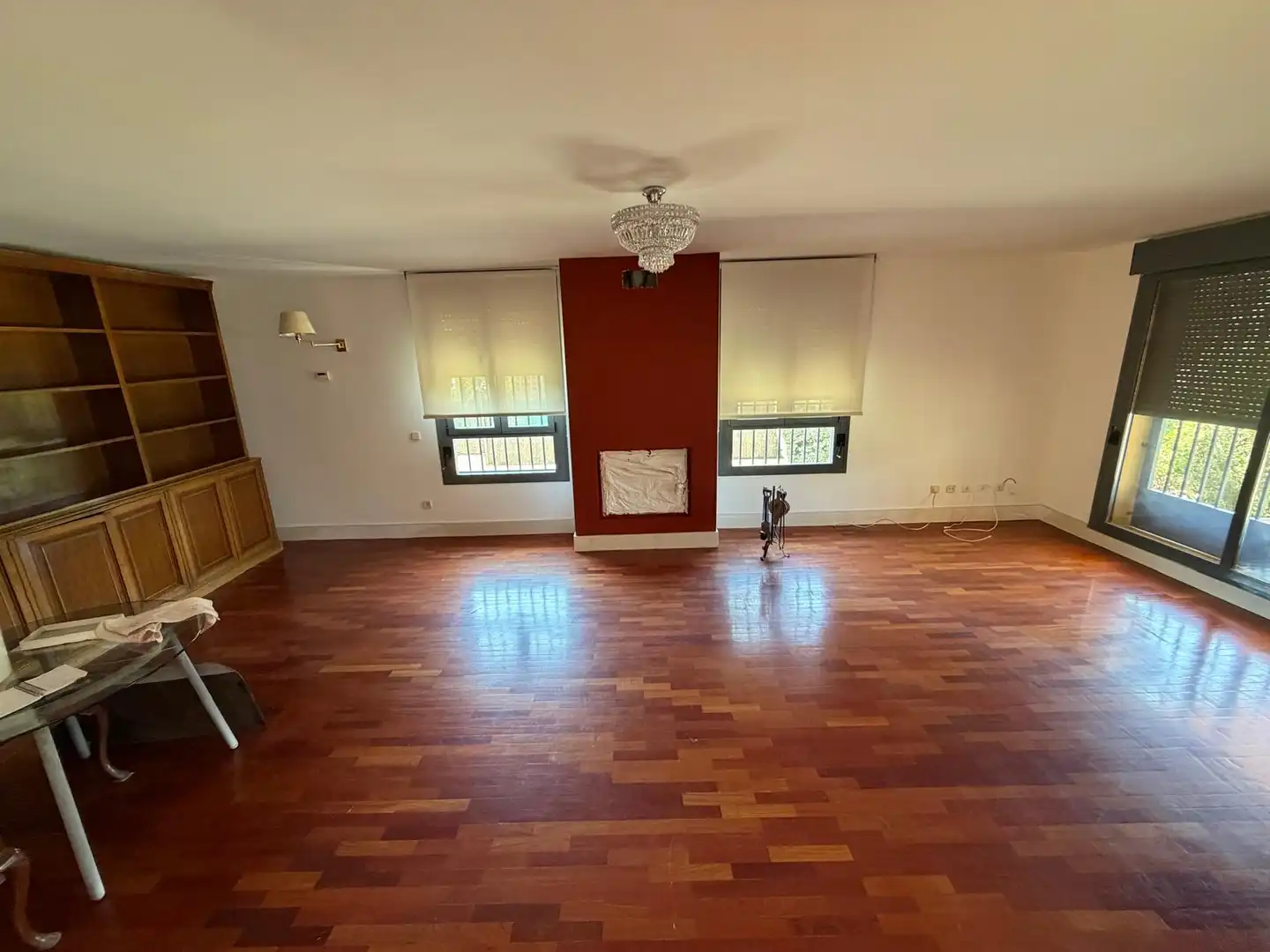 Sala de estar de Casa o chalet de alquiler en Torrelodones con Calefacción, Jardín privado y Parquet