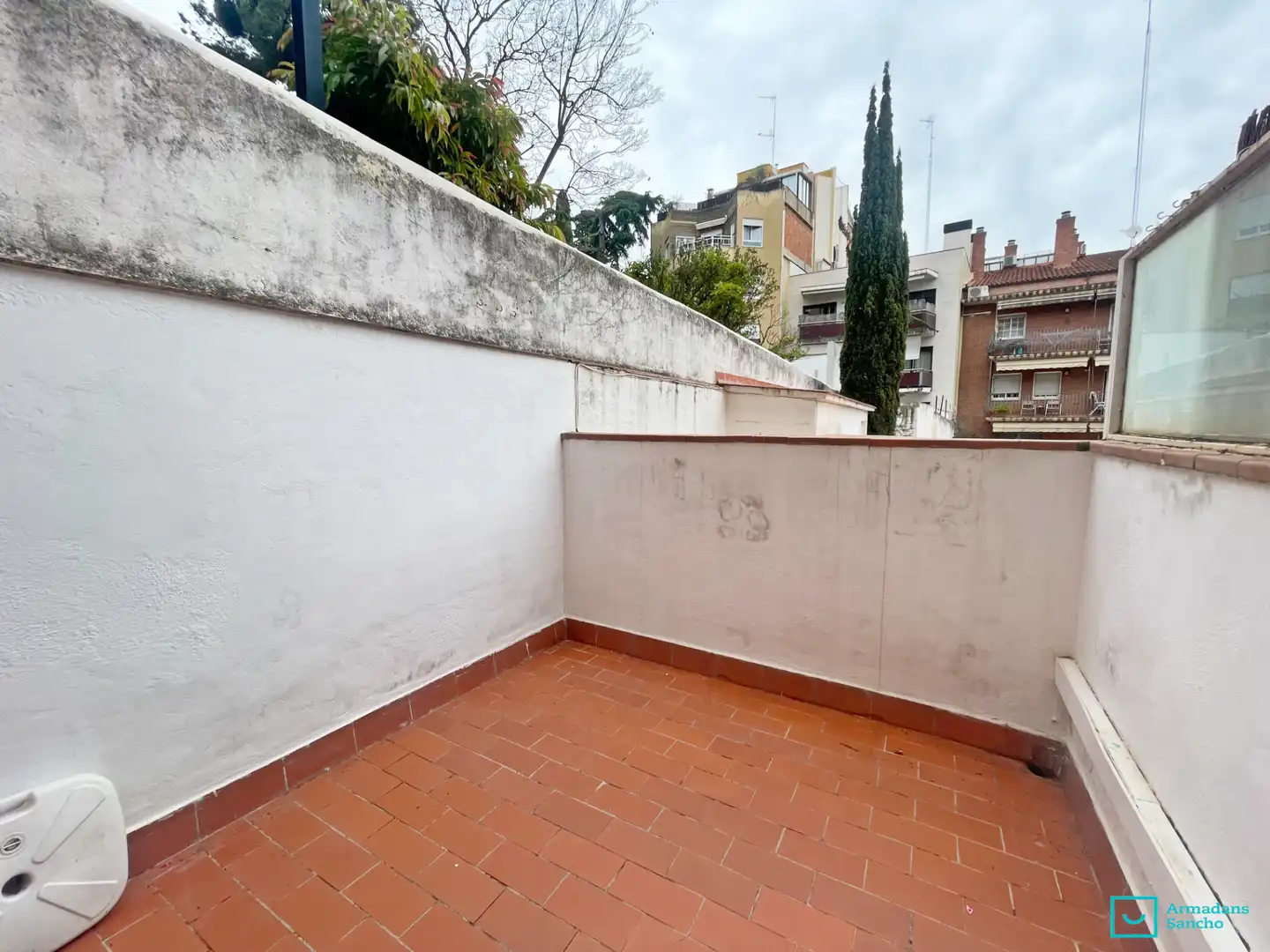 Terrace of Study for rent in Barcelona  with Air Conditioner and Terrace