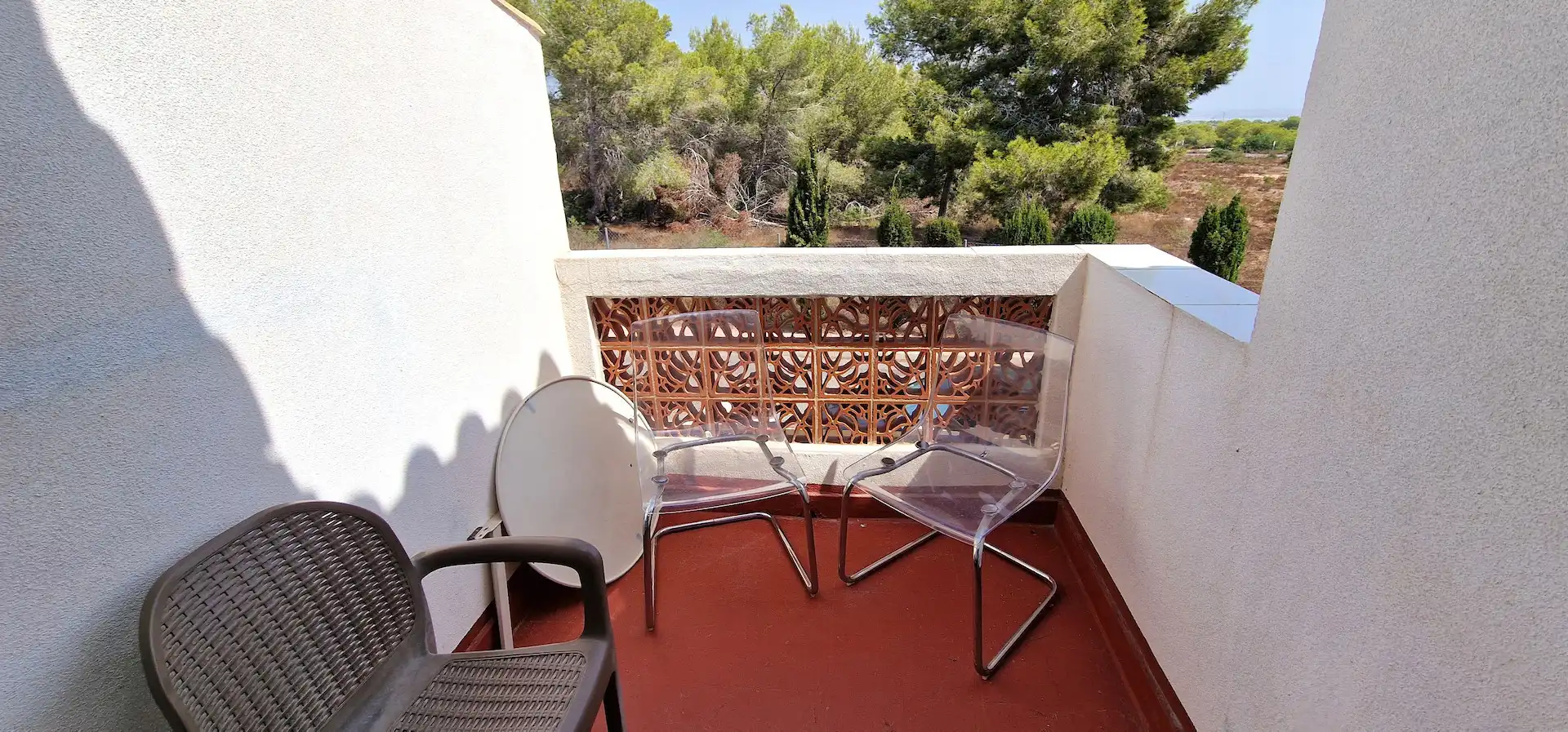 Terrace of Houses for rent in San Miguel de Salinas  with Air Conditioner, Heating and Private garden
