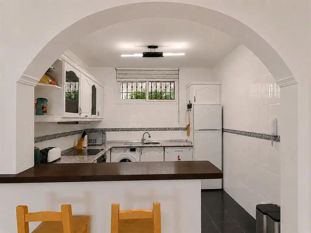 Kitchen of Apartments for sale in Mijas  with Air Conditioner, Terrace and Furnished