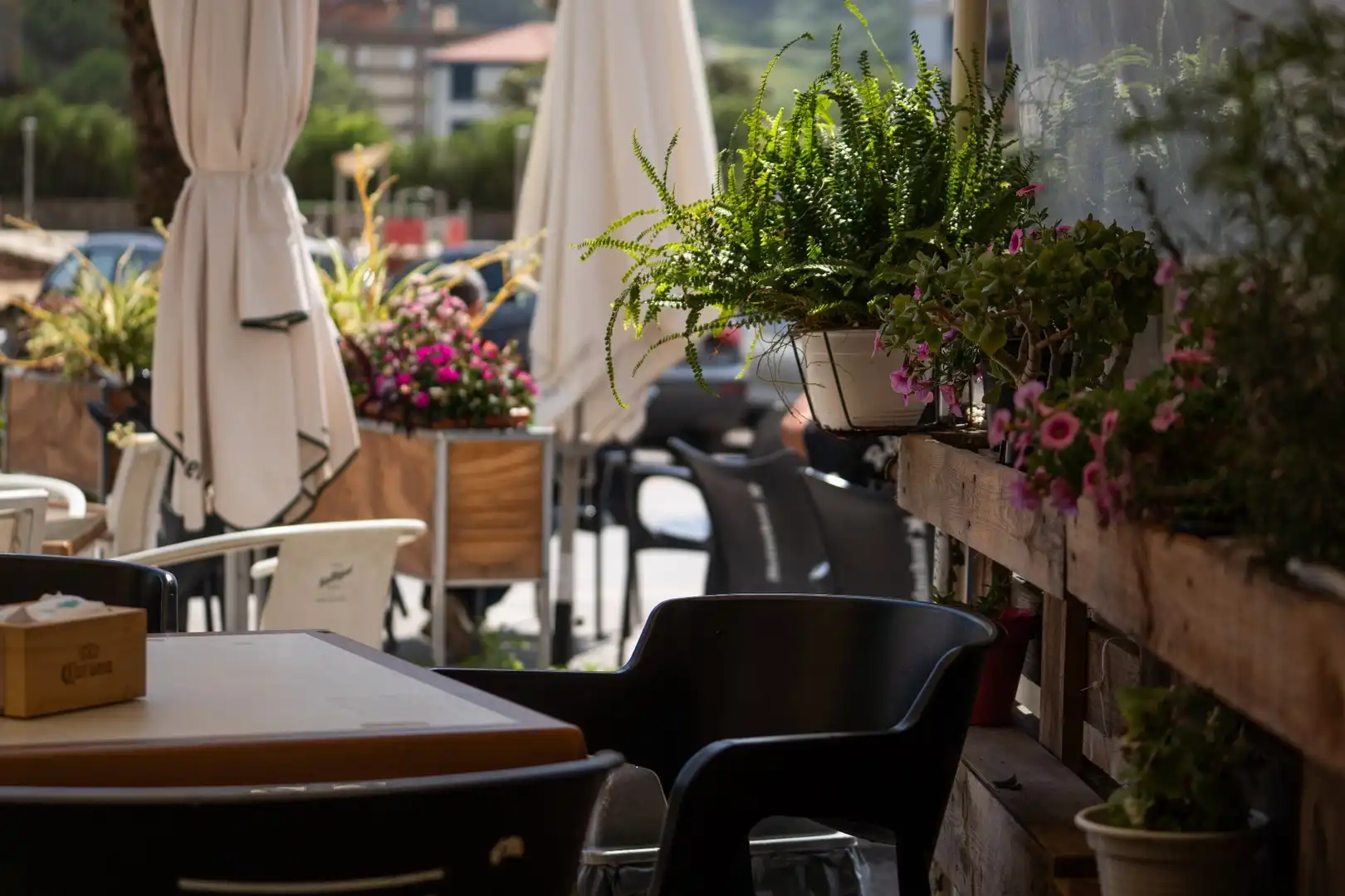 Terrasse von Geschaftsraum zum Verkauf in Bakio mit Klimaanlage