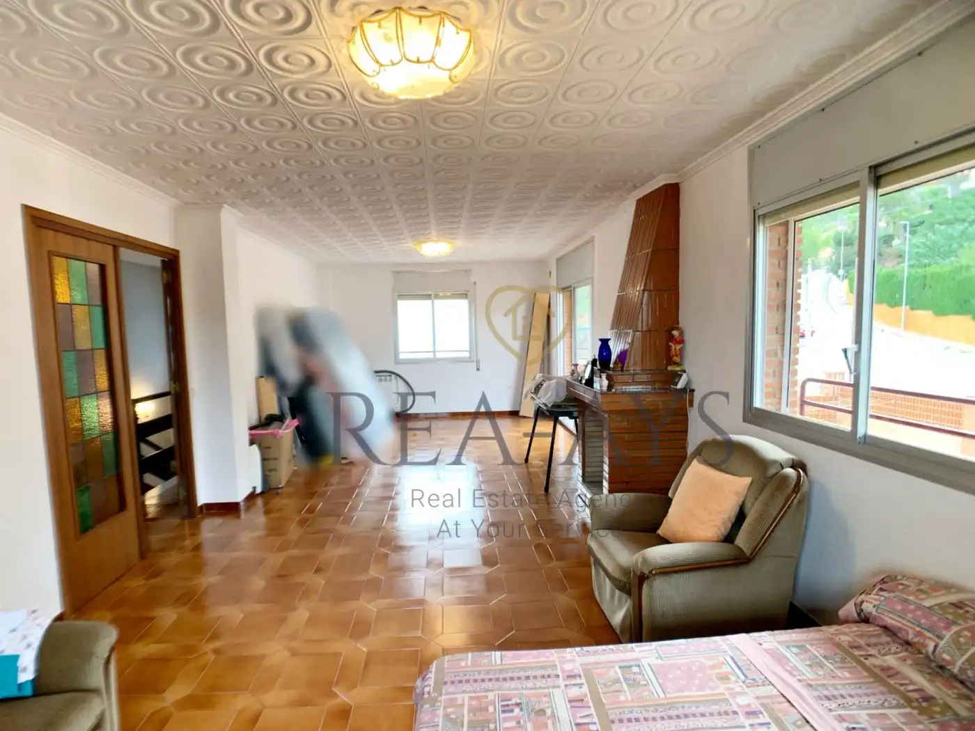 Sala de estar de Casa o chalet en venta en Vallirana con Jardín privado, Terraza y Trastero