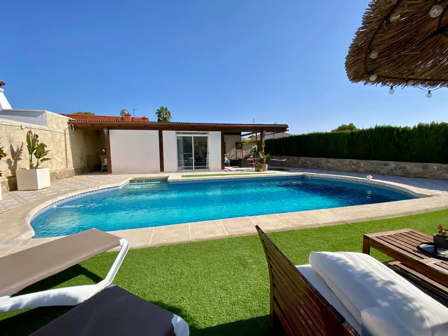 Piscina de Casa o xalet en venda en Rojales amb Aire condicionat, Calefacció i Jardí privat