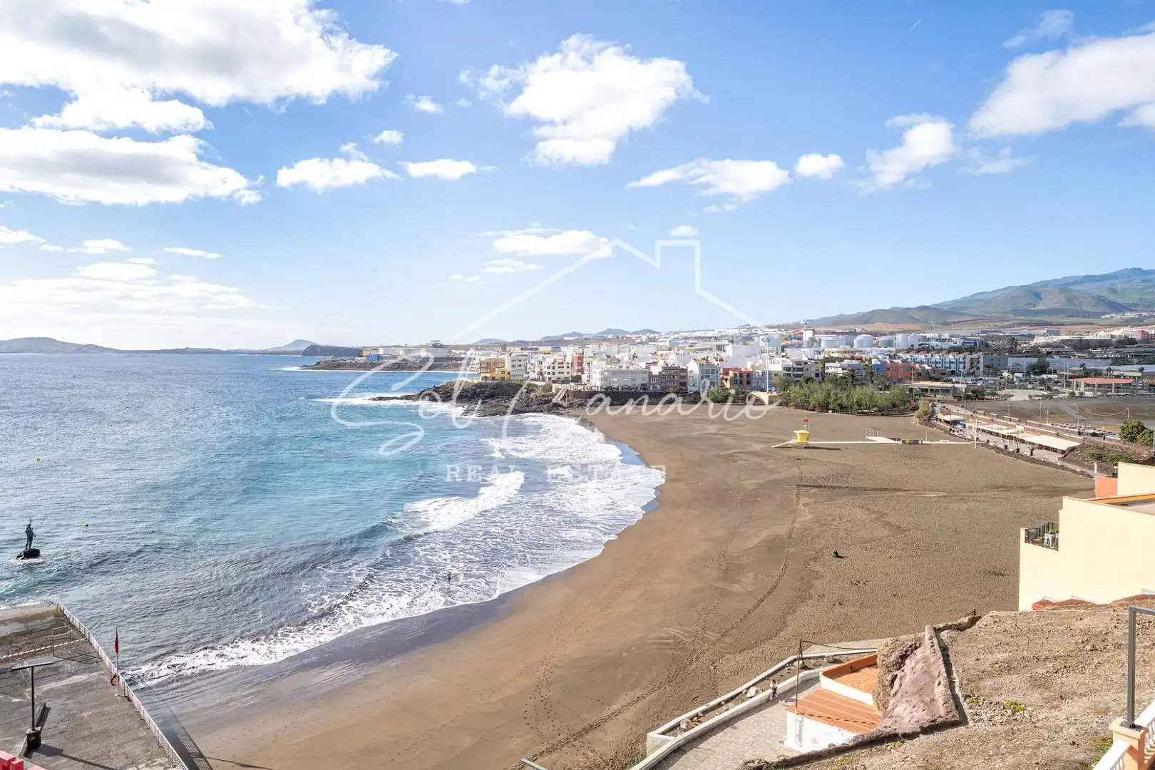 Vista exterior de Piso de alquiler en Telde con Terraza y Amueblado