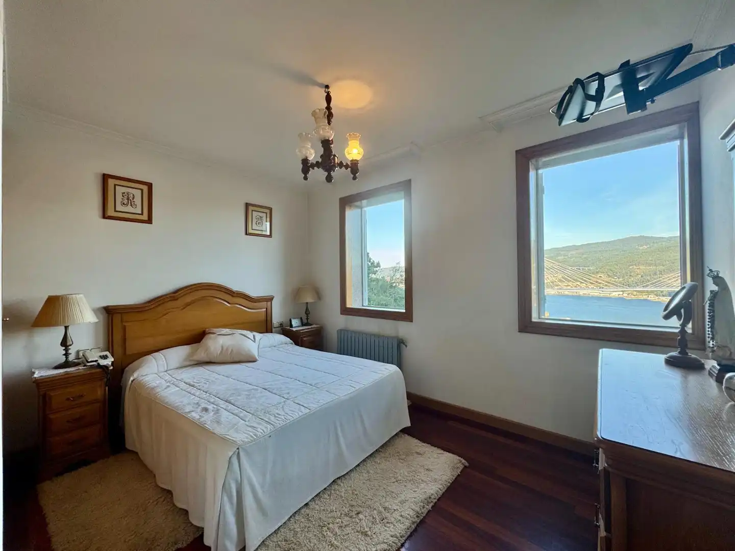 Schlafzimmer von Haus oder Chalet zum Verkauf in Redondela mit Heizung, Privatgarten und Parkett