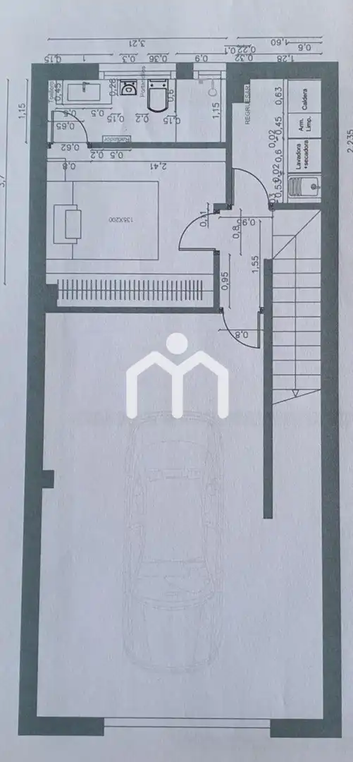 Parking de Casa o chalet en venta en Badalona con Aire acondicionado, Calefacción y Jardín privado