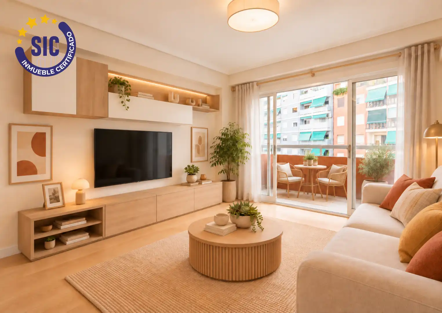 Sala de estar de Piso en venta en Quatre Carreres
