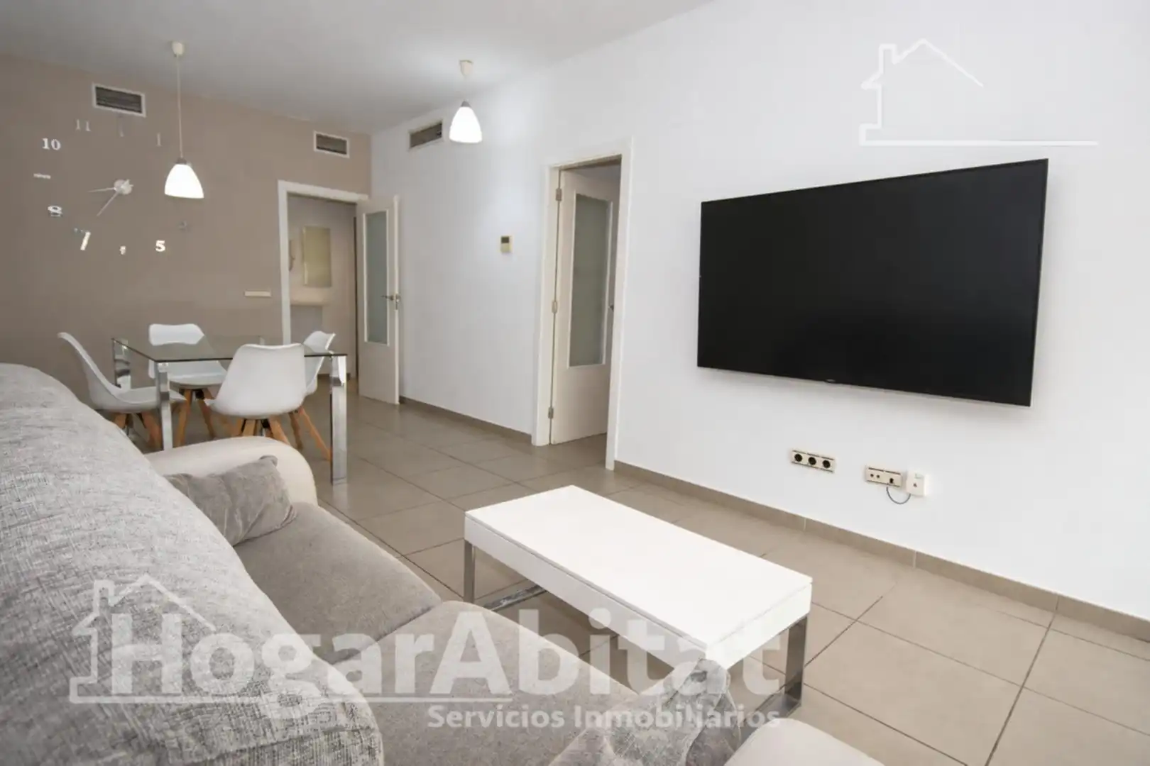 Sala d'estar de Pis en venda en Massamagrell amb Aire condicionat, Calefacció i Terrassa