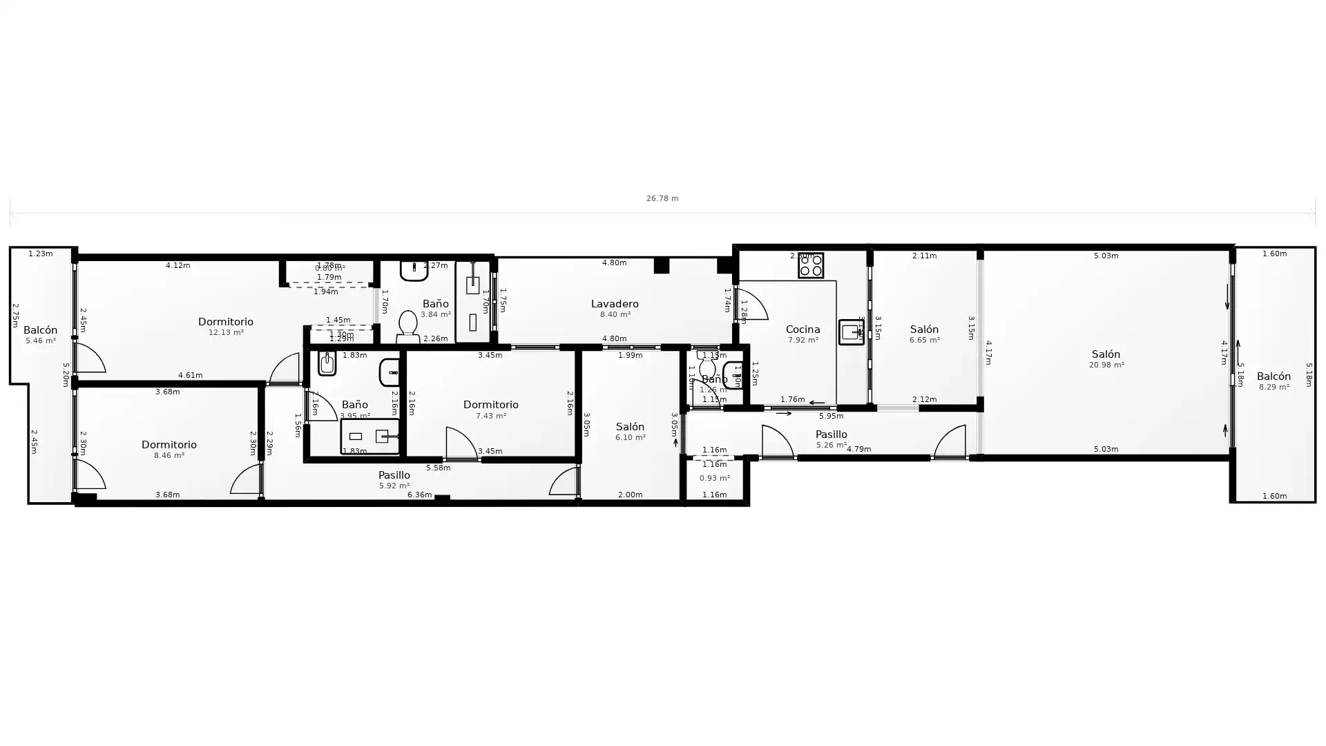 Piso con terraza en venta en Reina Elisenda de Montcada, imagen 4