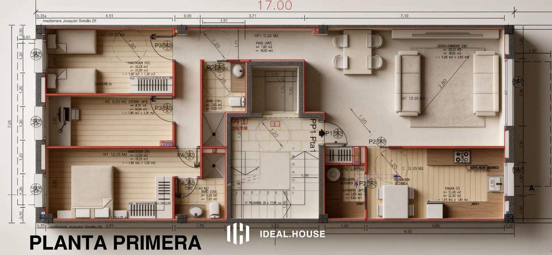 Piso con terraza en venta en Carrer de Joaquim Sorolla 26