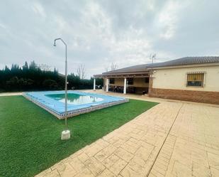 Swimming pool of Country house for sale in  Córdoba Capital  with Air Conditioner, Storage room and Swimming Pool
